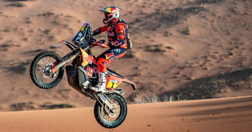 El argentino Benavides se subió al podio en la segunda etapa del Rally Dakar
