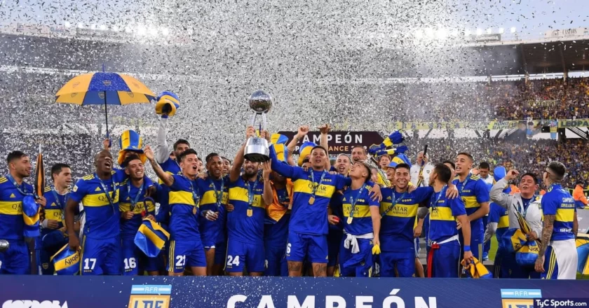 Boca goleó a Tigre y se quedó con la Copa de la Liga Profesional de Fútbol
