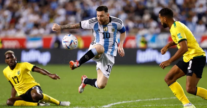 Argentina se despidió de Estados Unidos con una goleada sobre Jamaica
